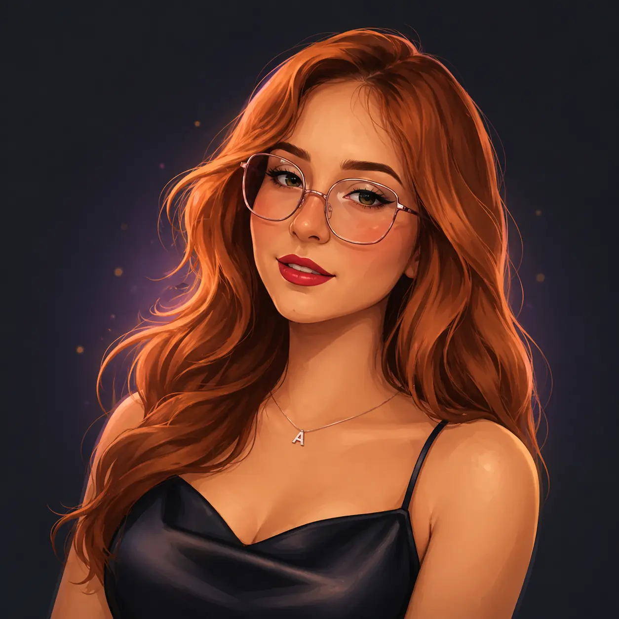 Retrato editorial de Aline Carlin com presença de câmera